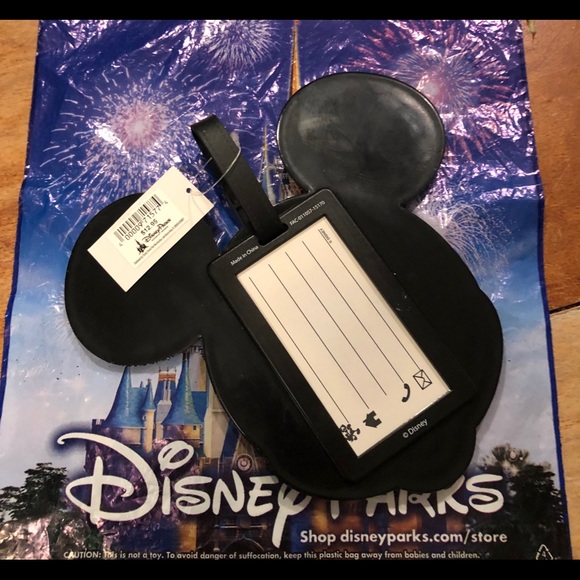 SOLD NWT XL Disney Mickey Luggage Tag - Picture 2 of 2